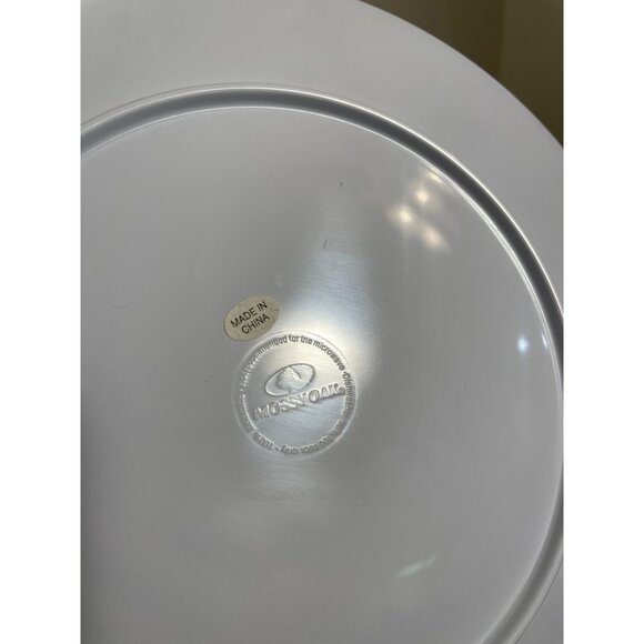 Set Of 3 Mossy Oak Pink Camo Melamine Dinner Plates 11" - Picture 4 of 4